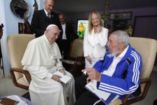 Fidel Castro reçoit le Pape François