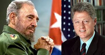 Quand Fidel Castro fit le premier pas vers le président Bill Clinton. 