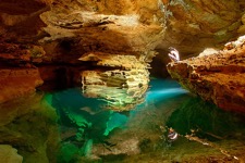 La Grotte de Bellamar, lieu tourisque le plus ancien de Cuba.