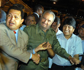 Evo Morales, Président de la Bolivie, à Paris...