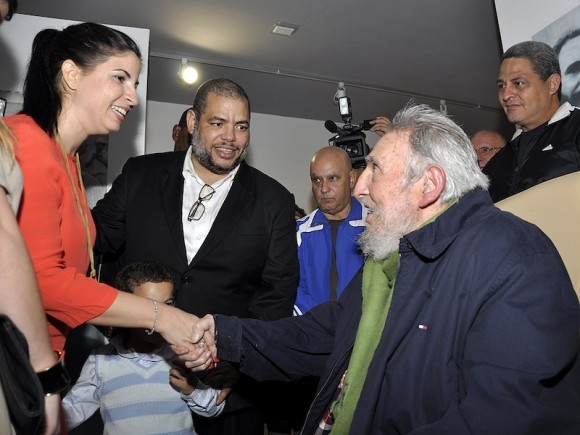 Cuba : Fidel Castro à l'inauguration du Studio d'Art Romerillo