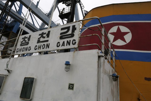 Cargo nord-coréen au Panama