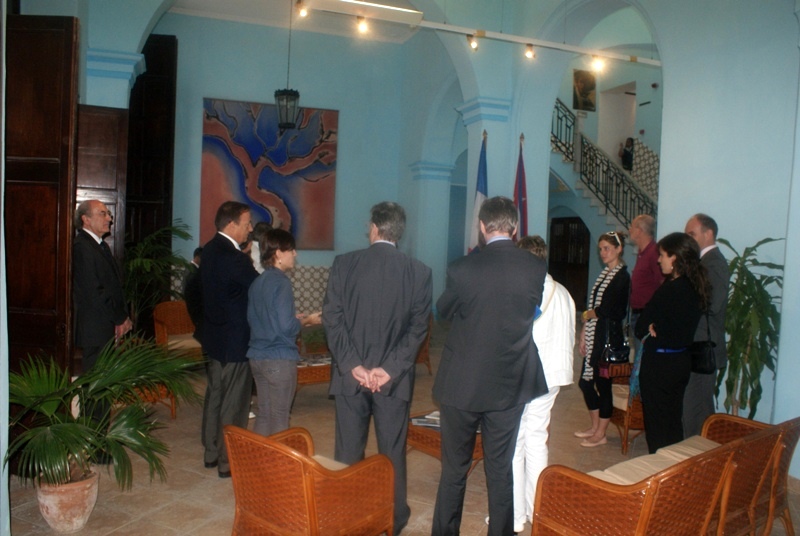 CUBA : Jean-Pierre BEL en visite à la Maison Victor Hugo...